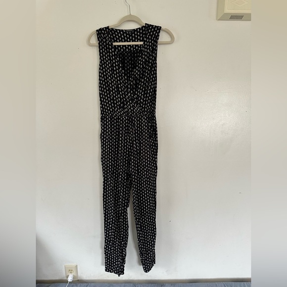 Lucky brand black & white jumpsuit size small - Picture 4 of 14
